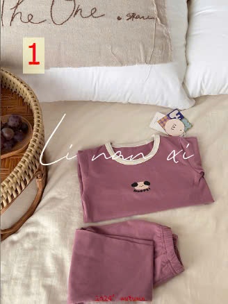 24HA159.19 - BỘ MẶC NHÀ XUẤT HÀN CHO BÉ