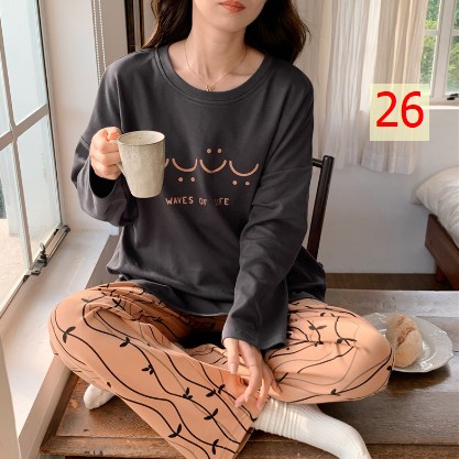 24HA159.22- BỘ THU ĐÔNG MẶC NHÀ NỮ