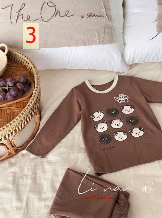24HA159.19 - BỘ MẶC NHÀ XUẤT HÀN CHO BÉ