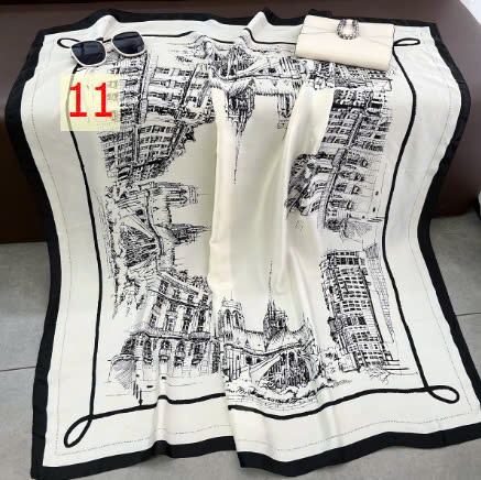 24HA169.10 - KHĂN LỤA CHOÀNG QUẢNG CHÂU
