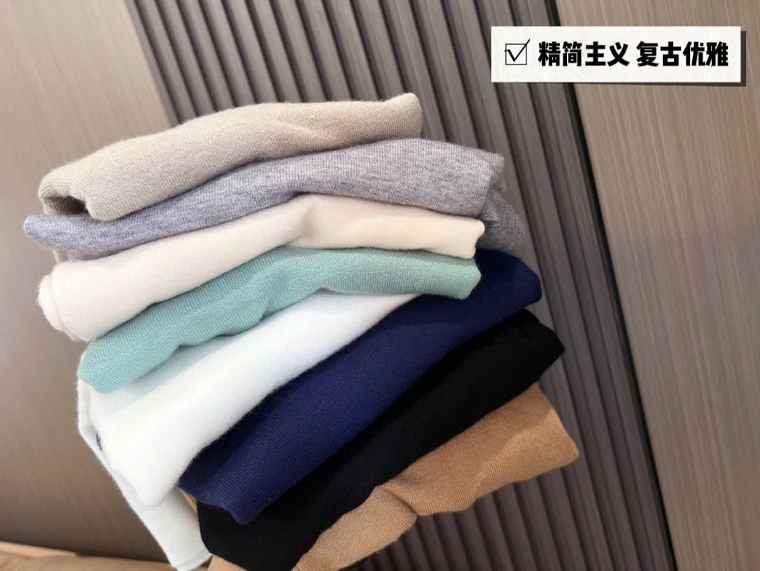 24HA169.18- ÁO LEN NỮ CỔ TRÒN DỆT KIM