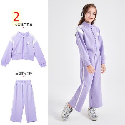 24HA179.18-BỘ NỈ LOVE KÉO KHOÁ SIZE ĐẠI BÉ GÁI