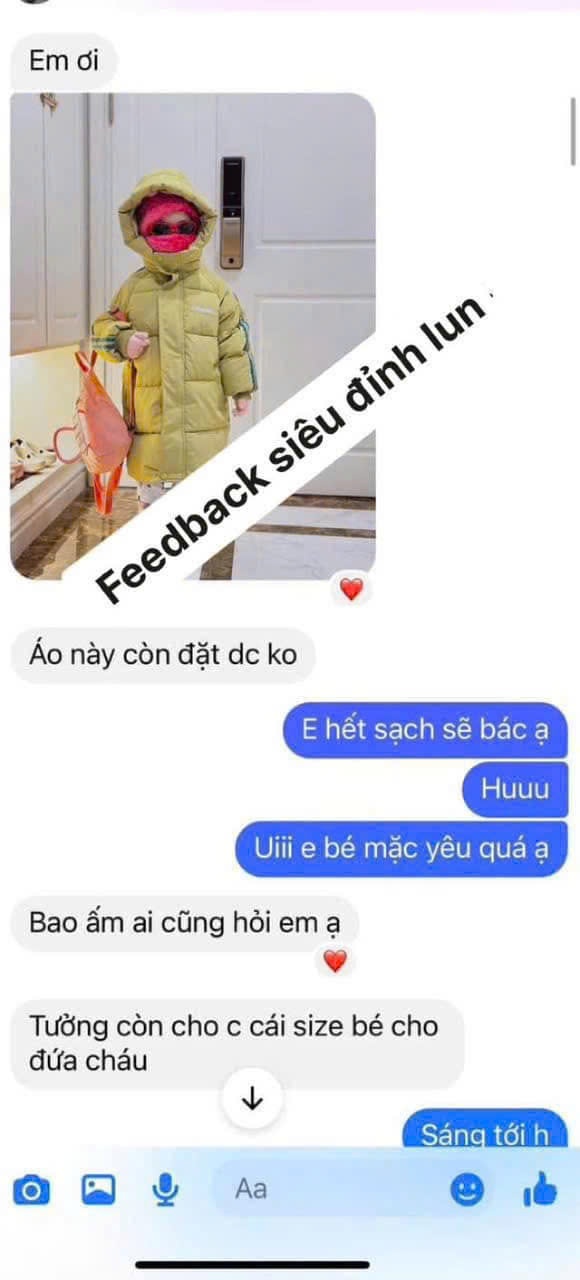 24HA189.15 - ÁO PHAO DÁNG DÀI CHO BÉ YÊU