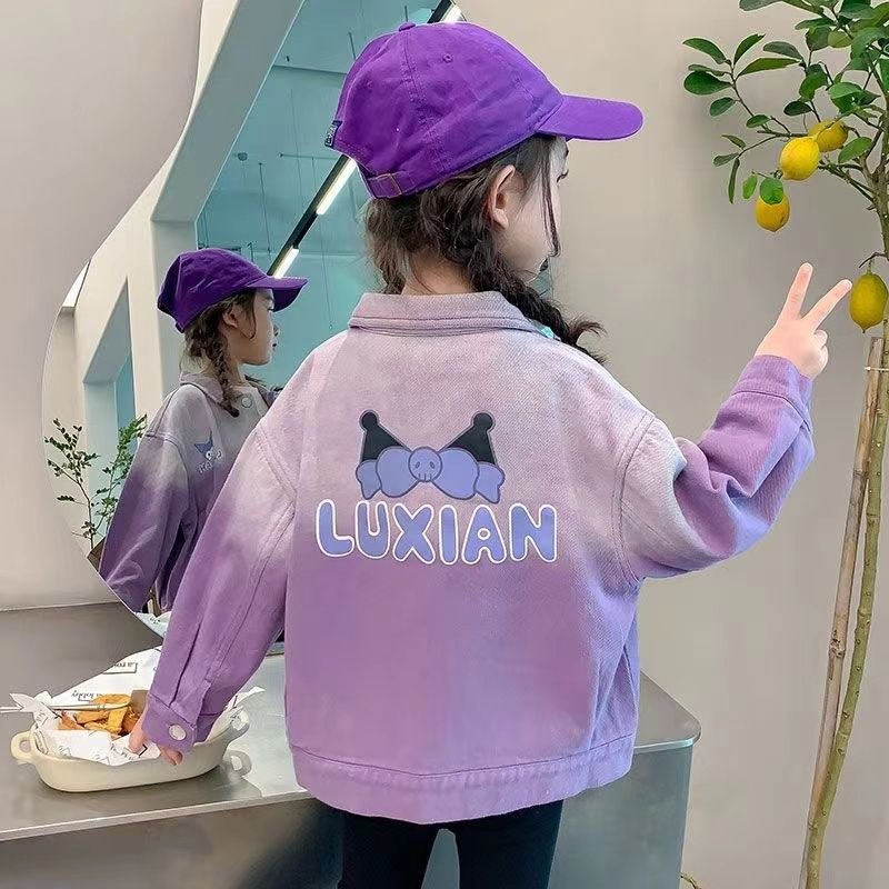 24HA189.19 - ÁO KHOÁC DENIM KUROMI BÉ GÁI