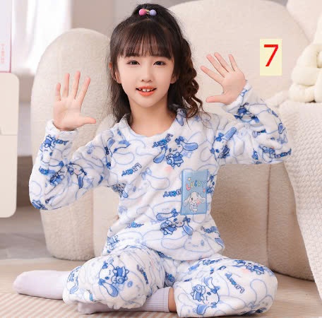24HA199.15 - BỘ LÔNG ẤM HOẠT HÌNH NGÀY ĐÔNG CHO CON YÊU