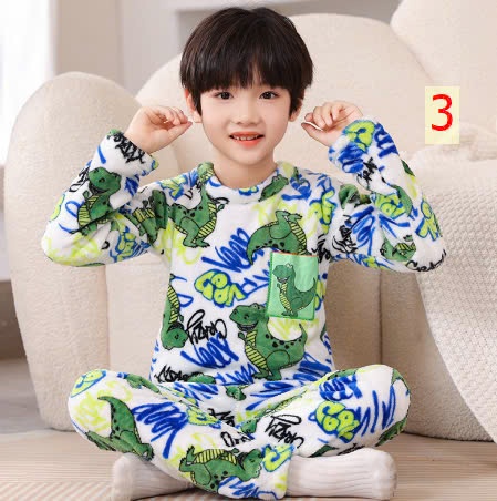 24HA199.15 - BỘ LÔNG ẤM HOẠT HÌNH NGÀY ĐÔNG CHO CON YÊU