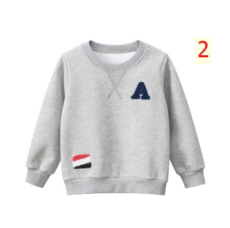 24HA199.08 - ÁO NỈ KÈM NHUNG HÃNG 27KIDS