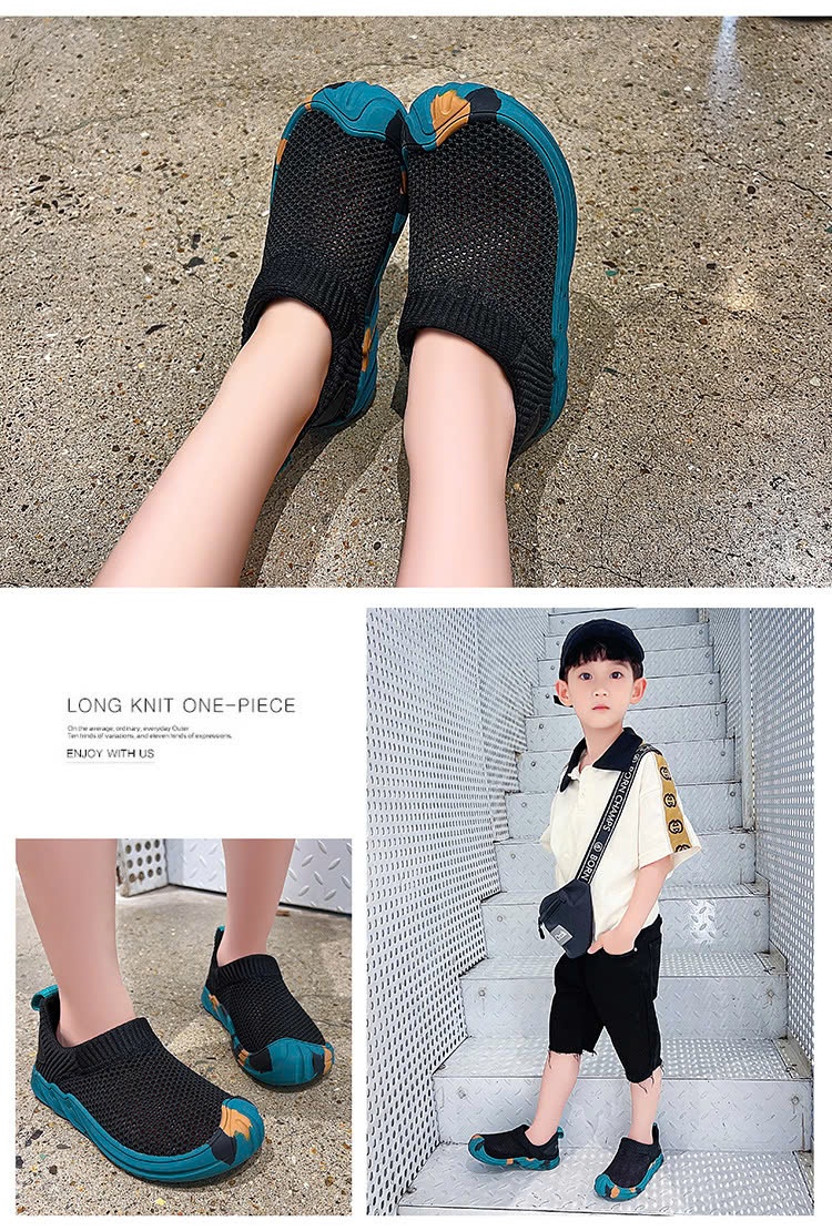 24HA219.10-GIÀY LƯỜI THOÁNG KHÍ CHO BÉ