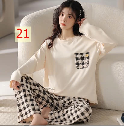 24HA219.20-BỘ THU ĐÔNG MẶC NHÀ NỮ