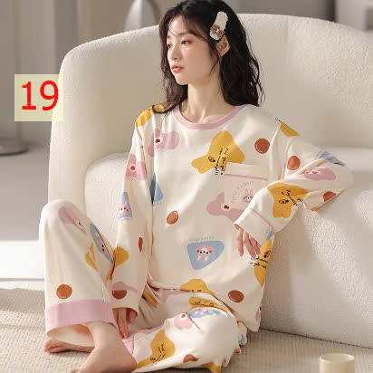 24HA219.20-BỘ THU ĐÔNG MẶC NHÀ NỮ