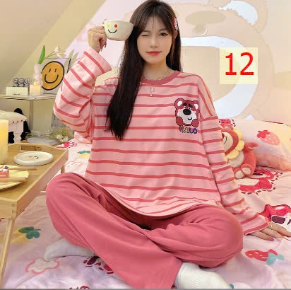 24HA219.20-BỘ THU ĐÔNG MẶC NHÀ NỮ