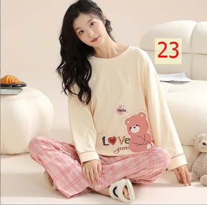24HA219.20-BỘ THU ĐÔNG MẶC NHÀ NỮ