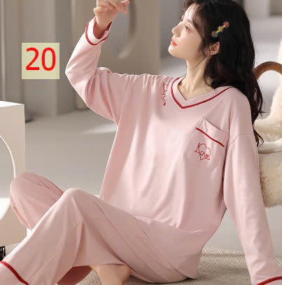 24HA219.20-BỘ THU ĐÔNG MẶC NHÀ NỮ
