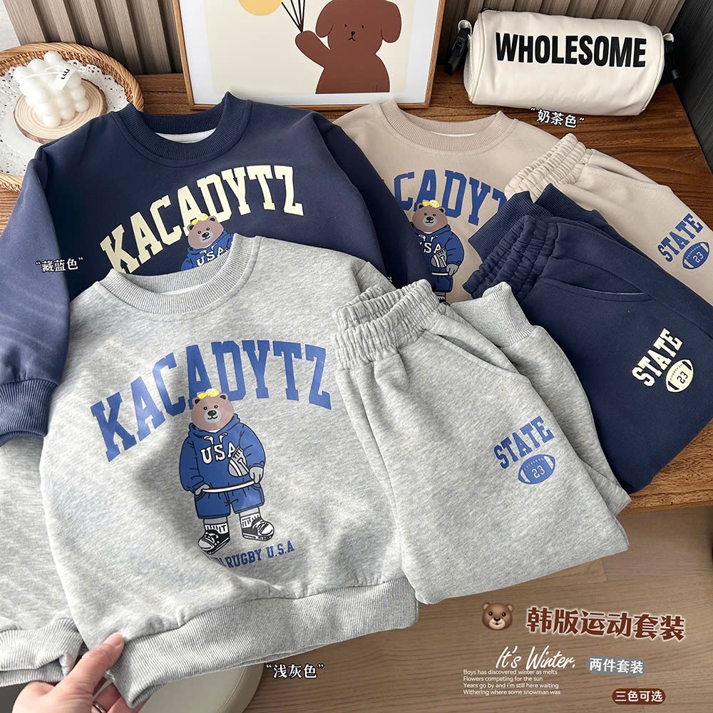 24HA229.22- BỘ NỈ KACADY CHO BÉ