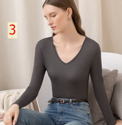 24HA229.30-ÁO NỮ CỔ V CANVAUS