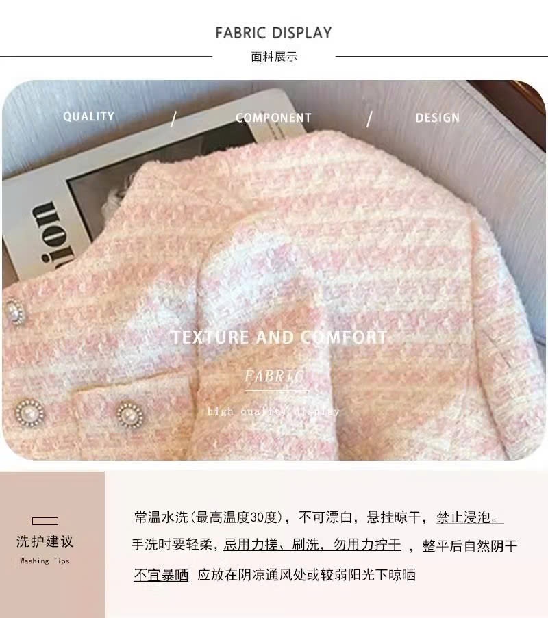 24HA229.11 - ÁO DẠ KẺ HỒNG NỮ