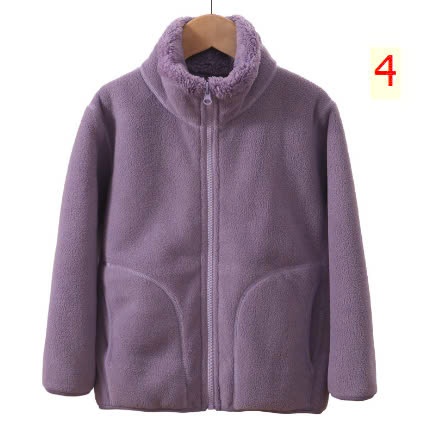24HA229.20- ÁO KHOÁC LÔNG CỪU MAMDADKIDS