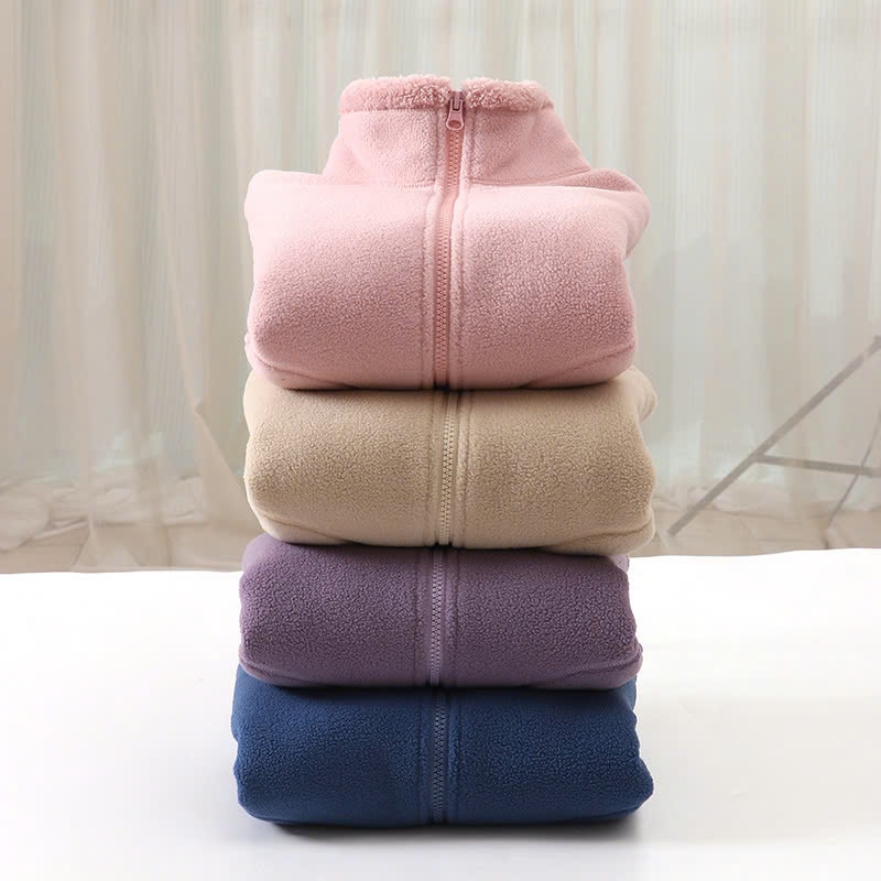 24HA229.20- ÁO KHOÁC LÔNG CỪU MAMDADKIDS