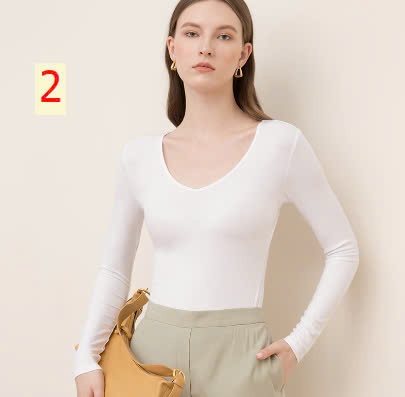 24HA229.30-ÁO NỮ CỔ V CANVAUS