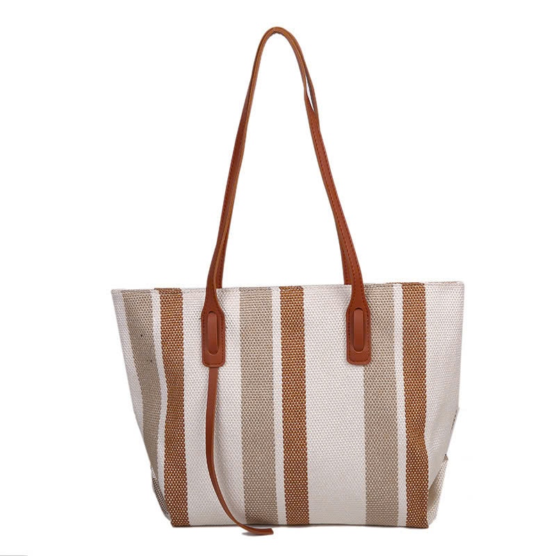 24HA249.08 - TÚI TOTE KẺ