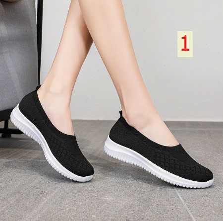 24HA249.05 - GIÀY SLIPON THOÁNG KHÍ NỮ