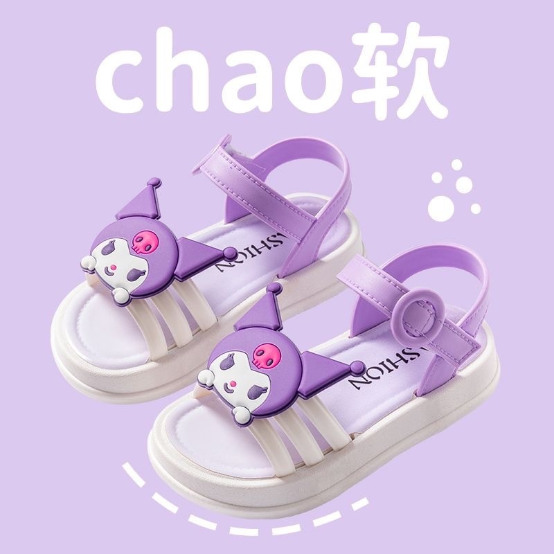 24HA239.08 - SANDAL KUROMI BÉ GÁI