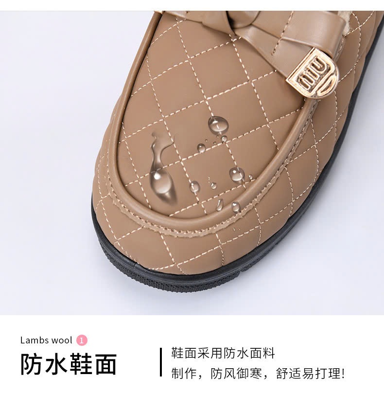 24HA249.04 - GIÀY ĐẾ MỀM LÓT LÔNG NỮ