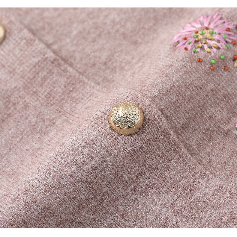 24HA249.23 - ÁO CARDIGAN LEN NỮ TRUNG NIÊN
