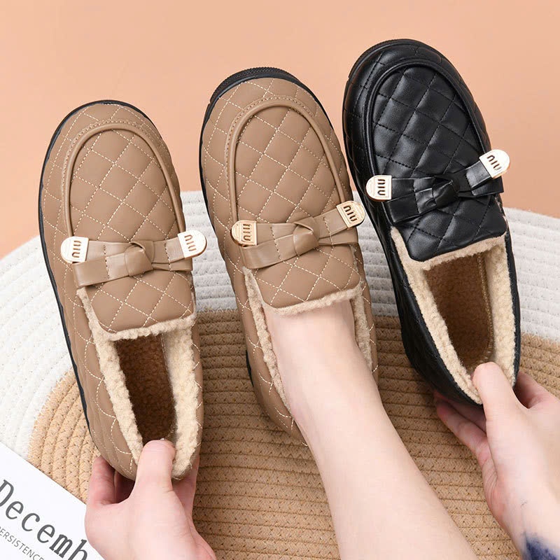24HA249.04 - GIÀY ĐẾ MỀM LÓT LÔNG NỮ