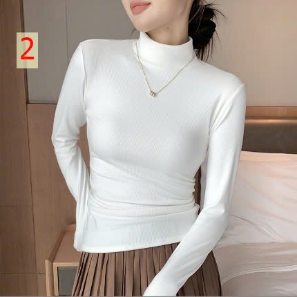 24HA249.18 - ÁO GIỮ NHIỆT NHUNG ĐỨC CỔ 3 PHÂN