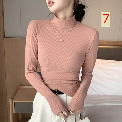 24HA249.18 - ÁO GIỮ NHIỆT NHUNG ĐỨC CỔ 3 PHÂN