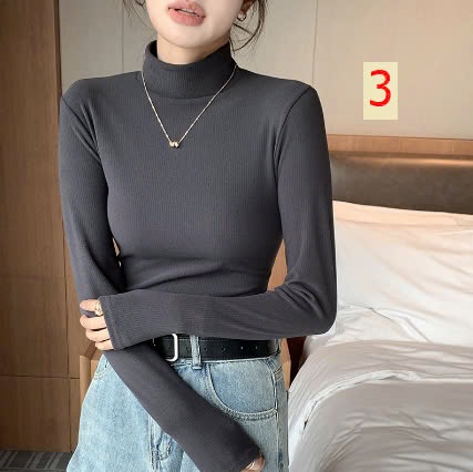 24HA249.18 - ÁO GIỮ NHIỆT NHUNG ĐỨC CỔ 3 PHÂN