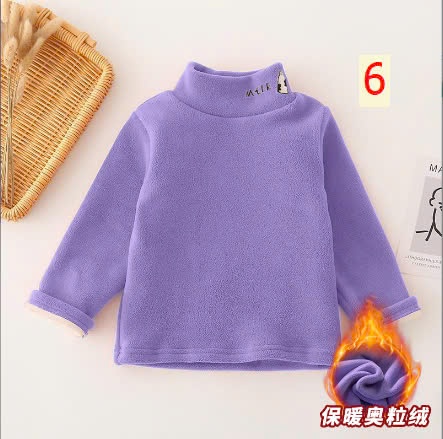 24HA259.23 - ÁO NỈ LÓT LÔNG GIỮ NHIỆT CHO BÉ