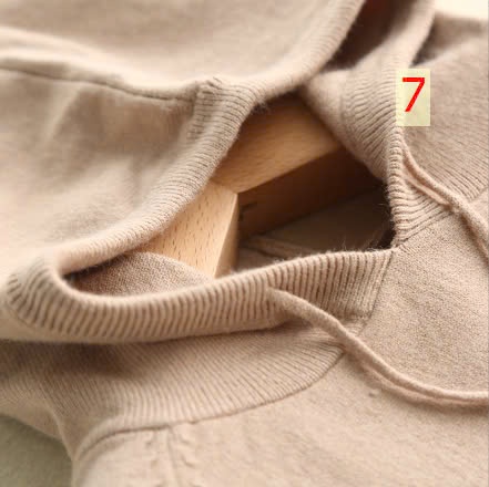 24HA259.24 - ÁO LEN CÓ MŨ CHO NỮ