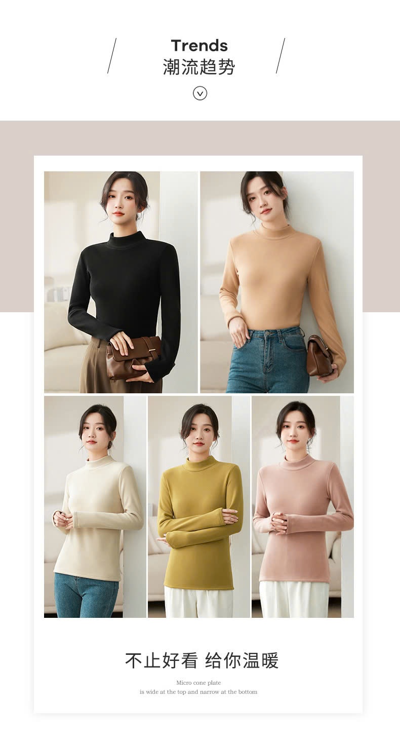 24HA289.03 - ÁO GIỮ NHIỆT NỮ LÓT NHUNG