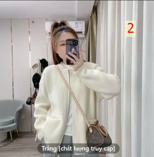 24HA279.32 -ÁO KHOÁC LEN CARDIGAN