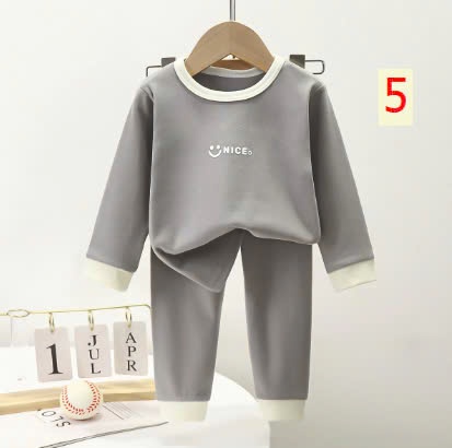 24HA289.16- BỘ NỈ THU ĐÔNG NICE CHO BÉ