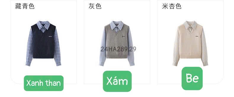 24HA289.29 - ÁO SƠ MI GILE LACHAPELLE