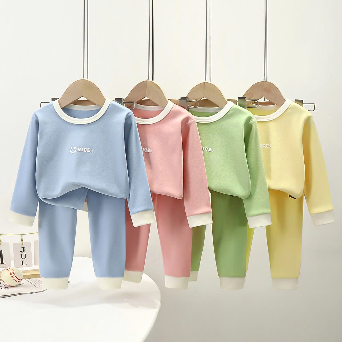 24HA289.16- BỘ NỈ THU ĐÔNG NICE CHO BÉ
