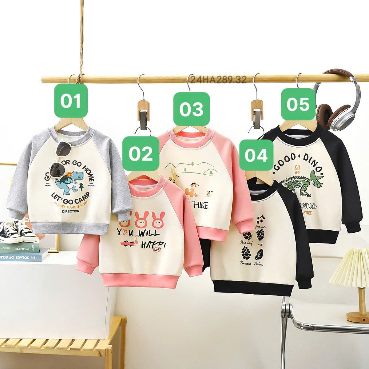 24HA289.30 - ÁO NỈ THU ĐÔNG CHO BÉ