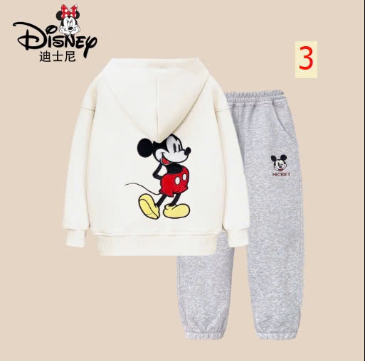 24HA289.20 - BỘ NỈ DISNEY LÓT LÔNG CHO BÉ