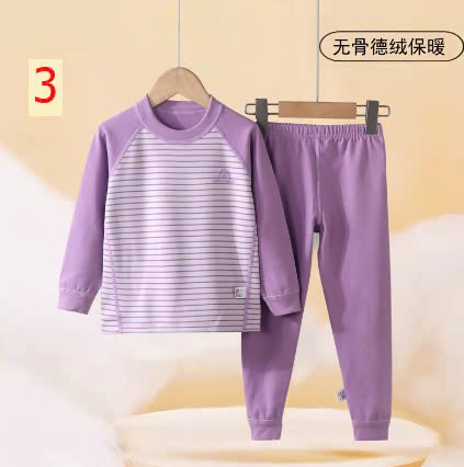 24HA110.07 - BỘ NỈ KẺ CHO BÉ
