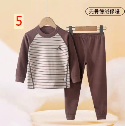 24HA110.07 - BỘ NỈ KẺ CHO BÉ