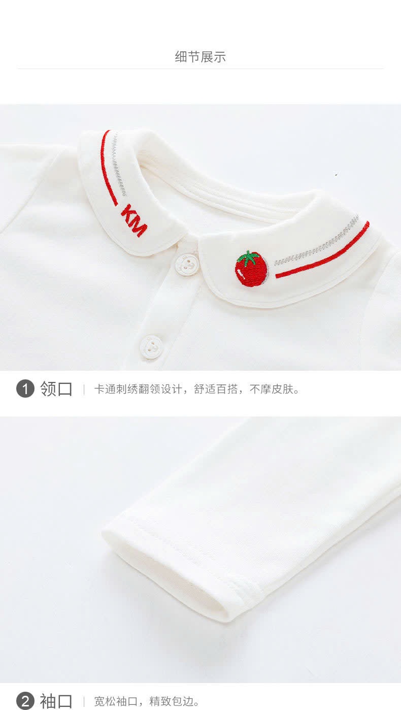 24HA210.20 - ÁO THU ĐÔNG CỔ SEN SIÊU XINH CHO BÉ
