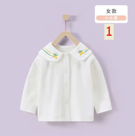 24HA210.20 - ÁO THU ĐÔNG CỔ SEN SIÊU XINH CHO BÉ