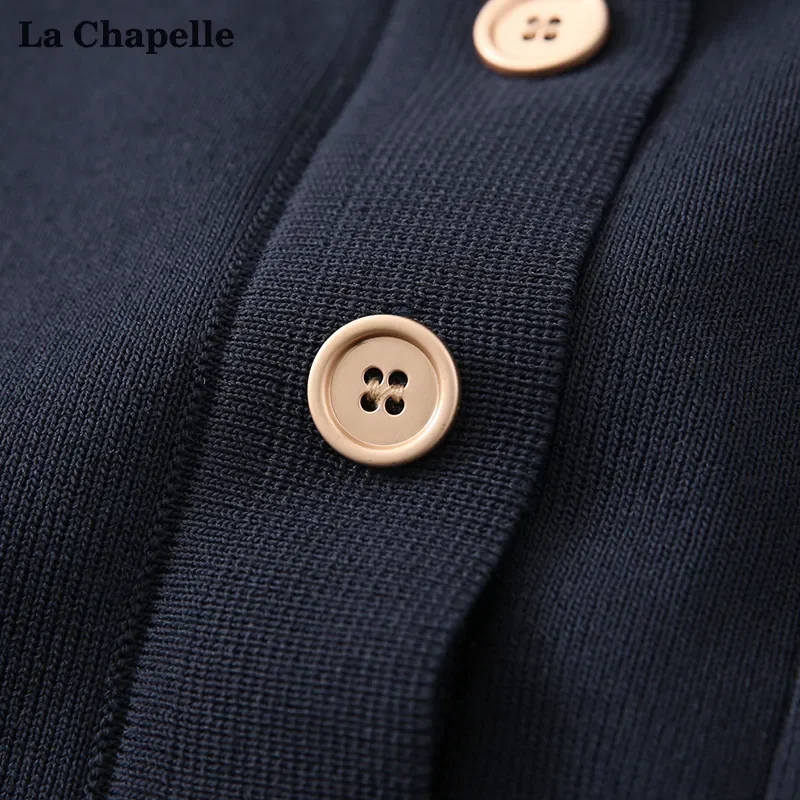 24HA110.25- ÁO NGẮN TAY XANH THAN HÃNG LACHAPELLE