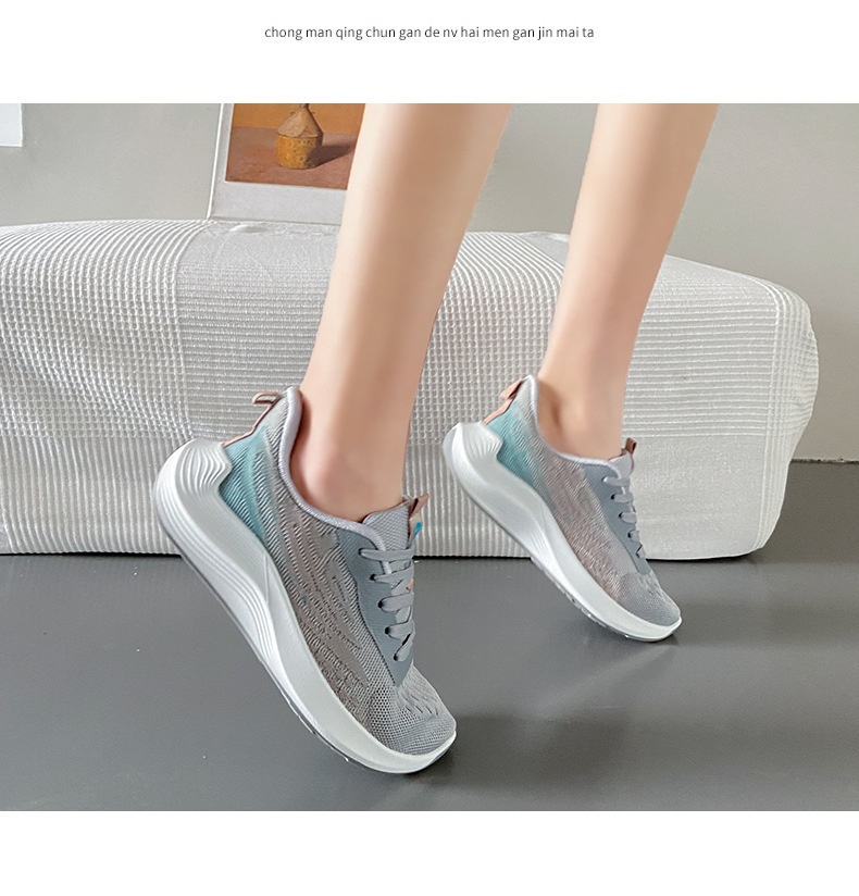 24HA310.29 - GIÀY THỂ THAO NỮ ĐẾ MỀN