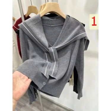 24HA410.20 - ÁO LEN NỮ THẮT DÂY