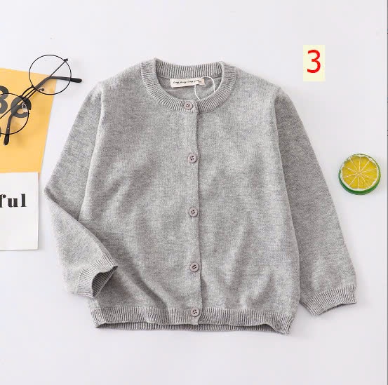 24HA410.12 - CARDIGAN CHO BÉ