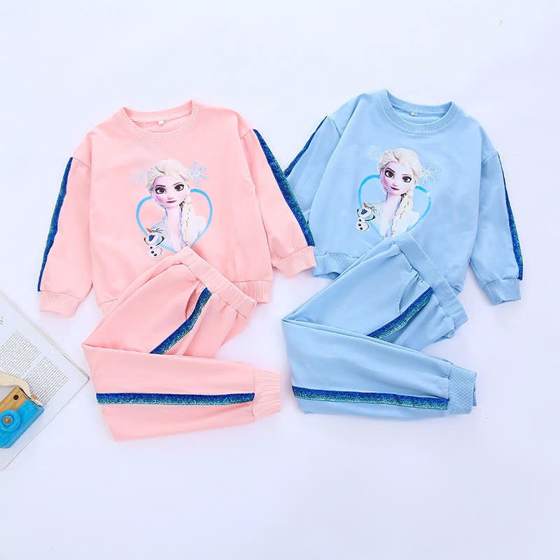 24HA410.08 - BỘ NỈ ELSA BÉ GÁI